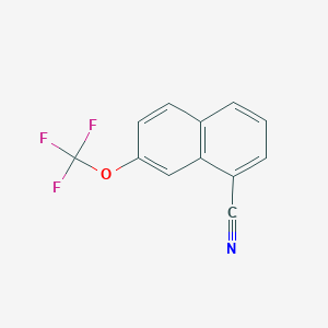 1-Cyano-7-(trifluoromethoxy)naphthalene - 