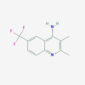 2,3-Dimethyl-6-(trifluoromethyl)quinolin-4-amine - 