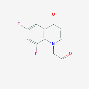 6,8-Difluoro-1-(2-oxopropyl)quinolin-4(1H)-one - 