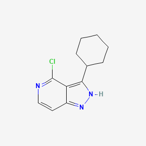 4-Chloro-3-cyclohexyl-1H-pyrazolo[4,3-c]pyridine - 
