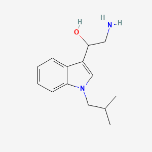 2-Amino-1-(1-isobutyl-1H-indol-3-yl)ethanol - 