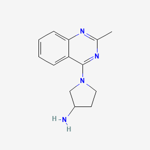 1-(2-Methylquinazolin-4-yl)pyrrolidin-3-amine - 