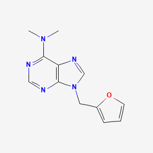 9-[(Furan-2-yl)methyl]-N,N-dimethyl-9H-purin-6-amine - 108992-44-5