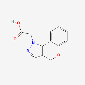 2-(Chromeno[4,3-c]pyrazol-1(4H)-yl)acetic acid - 