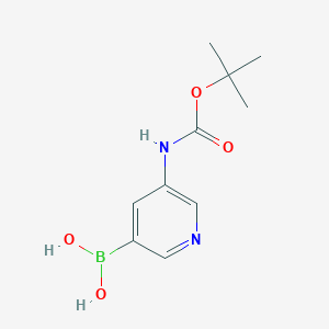 (5-((Tert-butoxycarbonyl)amino)pyridin-3-YL)boronic acid - 