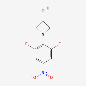 1-(2,6-Difluoro-4-nitrophenyl)azetidin-3-ol - 919300-10-0