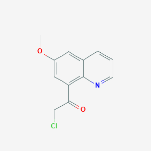 2-Chloro-1-(6-methoxyquinolin-8-yl)ethanone - 