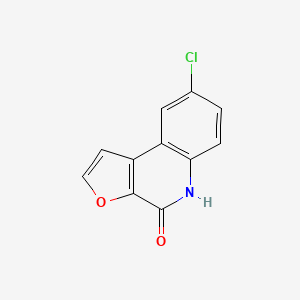 8-Chlorofuro[2,3-c]quinolin-4(5H)-one - 89972-51-0