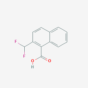 2-(Difluoromethyl)naphthalene-1-carboxylic acid - 