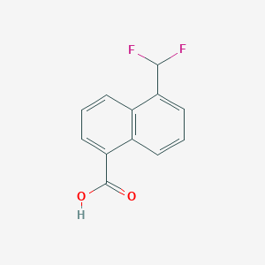 1-(Difluoromethyl)naphthalene-5-carboxylic acid - 