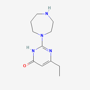 2-(1,4-Diazepan-1-yl)-6-ethylpyrimidin-4(1H)-one - 502133-51-9