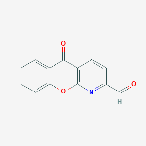 5-Oxo-5H-chromeno[2,3-b]pyridine-2-carbaldehyde - 
