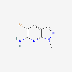 5-Bromo-1-methyl-1H-pyrazolo[3,4-b]pyridin-6-amine - 