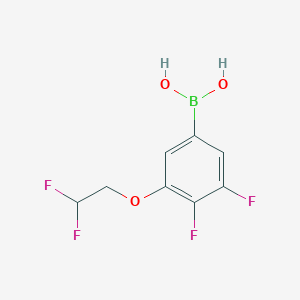 3-(2,2-Difluoro-ethoxy)-4,5-difluoro-benzeneboronic acid - 936250-23-6