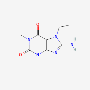 8-Amino-7-ethyl-1,3-dimethyl-3,7-dihydro-1h-purine-2,6-dione - 5426-61-9