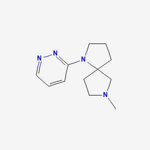 1,7-Diazaspiro[4.4]nonane, 7-methyl-1-(3-pyridazinyl)- - 646056-43-1