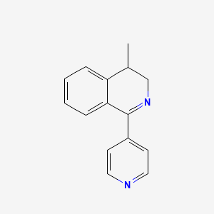 4-Methyl-1-(pyridin-4-yl)-3,4-dihydroisoquinoline - 87870-23-3