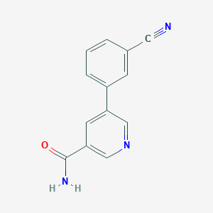 5-(3-Cyanophenyl)nicotinamide - 1346691-56-2