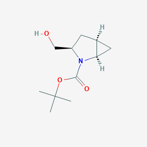 (1R,3R,5R)-tert-Butyl 3-(hydroxymethyl)-2-azabicyclo[3.1.0]hexane-2-carboxylate - 