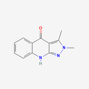 2,3-Dimethyl-2H-pyrazolo[3,4-b]quinolin-4(9H)-one - 100548-62-7