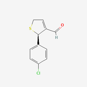 (R)-2-(4-Chlorophenyl)-2,5-dihydrothiophene-3-carbaldehyde - 