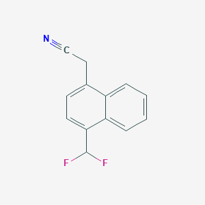 1-(Difluoromethyl)naphthalene-4-acetonitrile - 