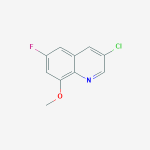 3-Chloro-6-fluoro-8-methoxyquinoline - 