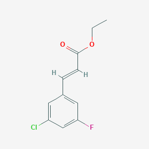 (E)-ethyl 3-(3-chloro-5-fluorophenyl)acrylate - 