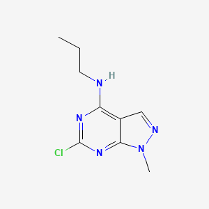 6-Chloro-1-methyl-n-propyl-1h-pyrazolo[3,4-d]pyrimidin-4-amine - 5444-34-8