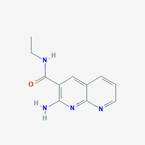 2-Amino-N-ethyl-1,8-naphthyridine-3-carboxamide - 60467-57-4