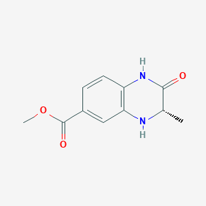 (S)-Methyl 3-methyl-2-oxo-1,2,3,4-tetrahydroquinoxaline-6-carboxylate - 1956437-81-2
