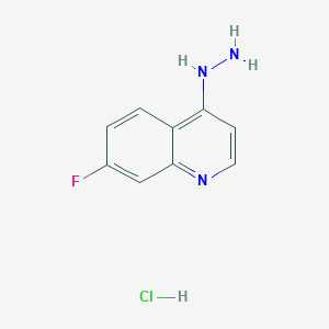 7-Fluoro-4-hydrazinylquinoline hydrochloride - 1172943-36-0