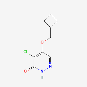 4-chloro-5-(cyclobutylmethoxy)pyridazin-3(2H)-one - 1346697-59-3