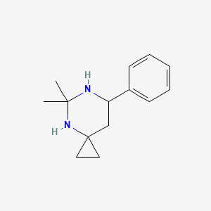 5,5-Dimethyl-7-phenyl-4,6-diazaspiro[2.5]octane - 920338-73-4