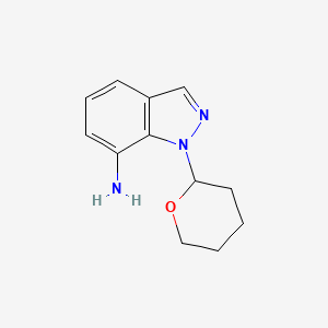 1-(Tetrahydro-2H-pyran-2-yl)-1H-indazol-7-amine - 