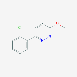 3-(2-Chlorophenyl)-6-methoxypyridazine - 1333222-20-0