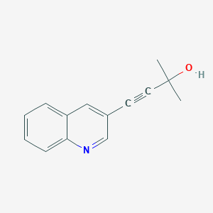 2-Methyl-4-(quinolin-3-yl)but-3-yn-2-ol - 78625-06-6