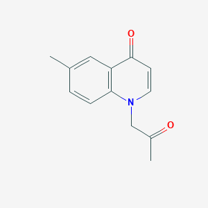 6-Methyl-1-(2-oxopropyl)quinolin-4(1H)-one - 