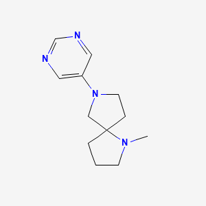 1,7-Diazaspiro[4.4]nonane, 1-methyl-7-(5-pyrimidinyl)- - 646056-23-7
