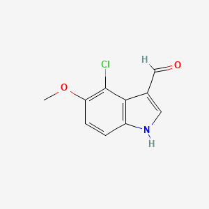 4-chloro-5-methoxy-1H-indole-3-carbaldehyde - 