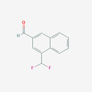 1-(Difluoromethyl)naphthalene-3-carboxaldehyde - 