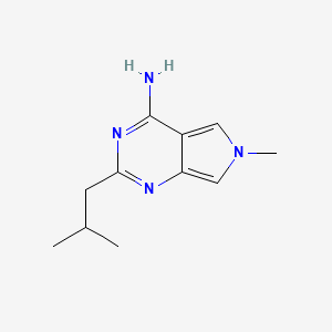 2-Isobutyl-6-methyl-6H-pyrrolo[3,4-d]pyrimidin-4-amine - 