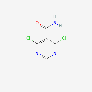 4,6-Dichloro-2-methylpyrimidine-5-carboxamide - 1196155-60-8