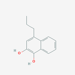4-Propylnaphthalene-1,2-diol - 