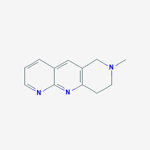 7-methyl-8,9-dihydro-6H-pyrido[4,3-b][1,8]naphthyridine - 389117-34-4