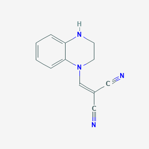 (3,4-Dihydroquinoxalin-1(2h)-ylmethylidene)propanedinitrile - 6687-88-3