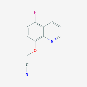 [(5-Fluoroquinolin-8-yl)oxy]acetonitrile - 88757-38-4