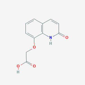 [(2-Oxo-1,2-dihydroquinolin-8-yl)oxy]acetic acid - 58898-79-6