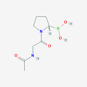 (R)-(1-(2-Acetamidoacetyl)pyrrolidin-2-yl)boronic acid - 915283-78-2