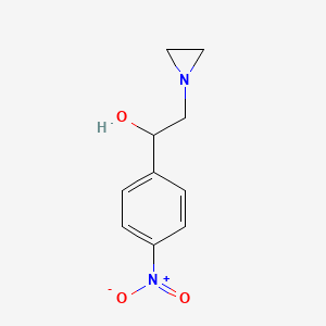 2-(Aziridin-1-yl)-1-(4-nitrophenyl)ethanol - 21719-28-8
